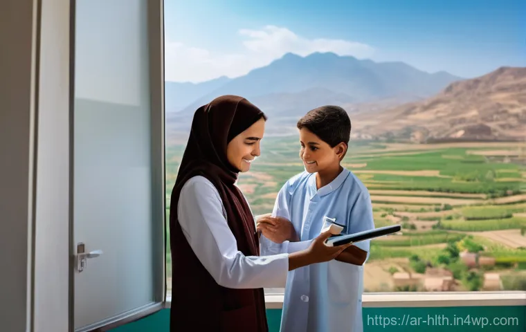 AI 기반 의료 영상 분석의 비용 효율성 - "A highly detailed, realistic image of a female Arab radiologist, mid-30s, wearing professional medi...