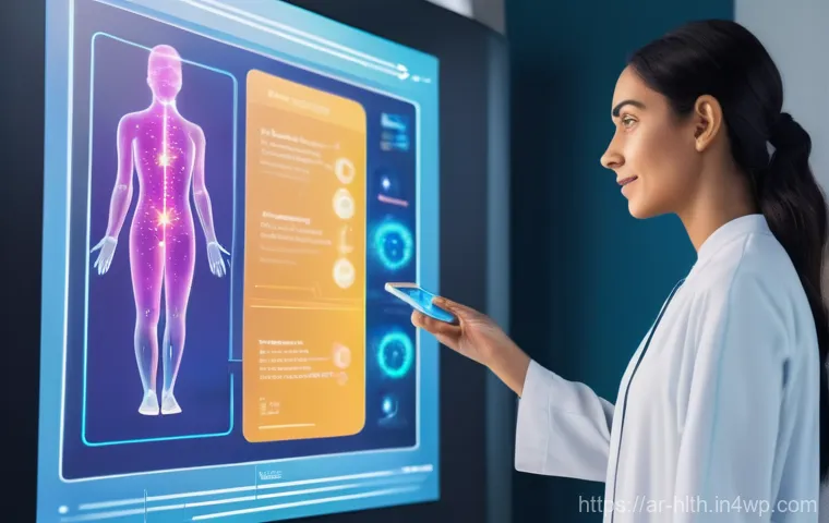 의료 영상 AI 분석의 글로벌 트렌드 - **"A high-precision robotic surgery scene in a futuristic operating room. A focused surgeon (e.g., a...